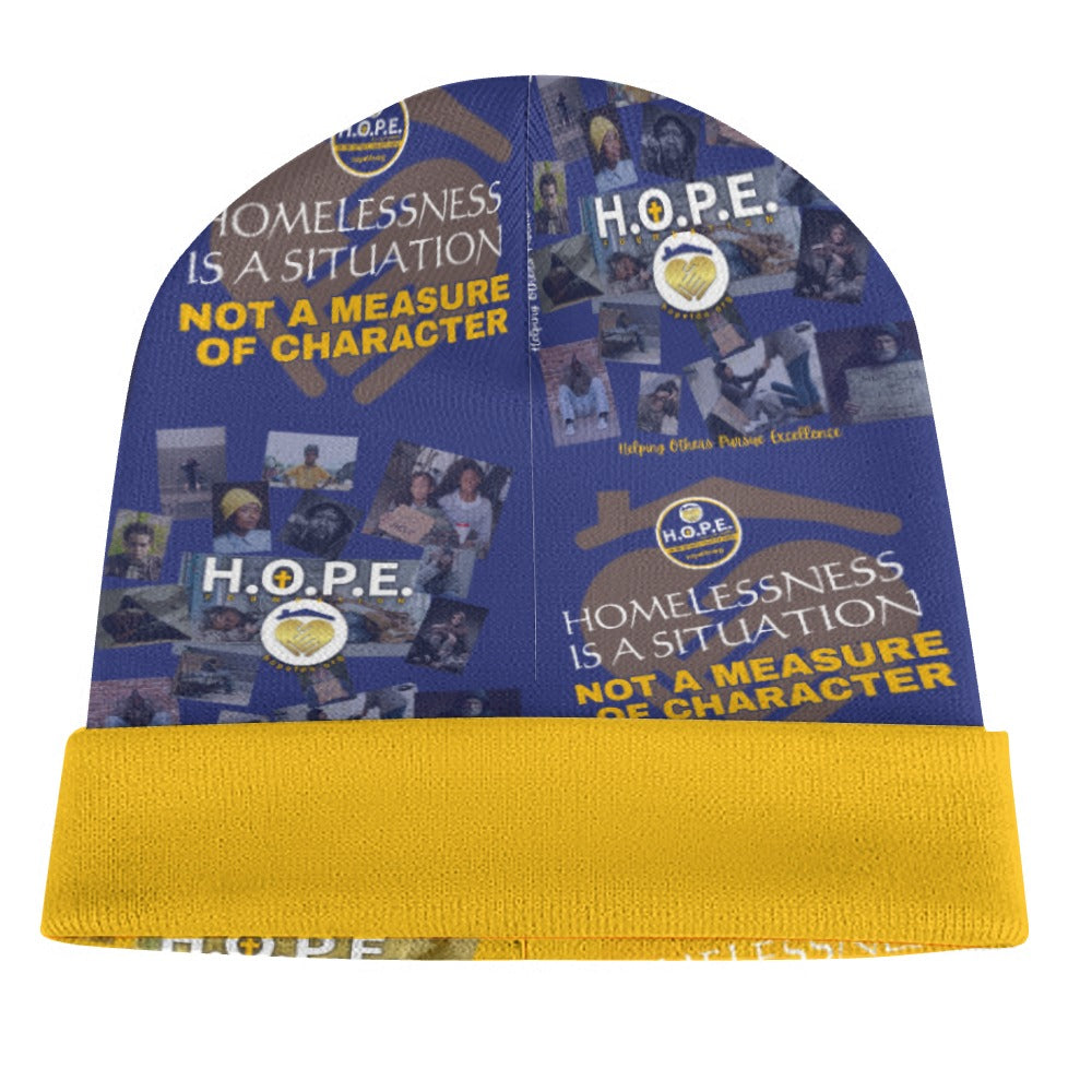 HOPE Full printed knitted hat