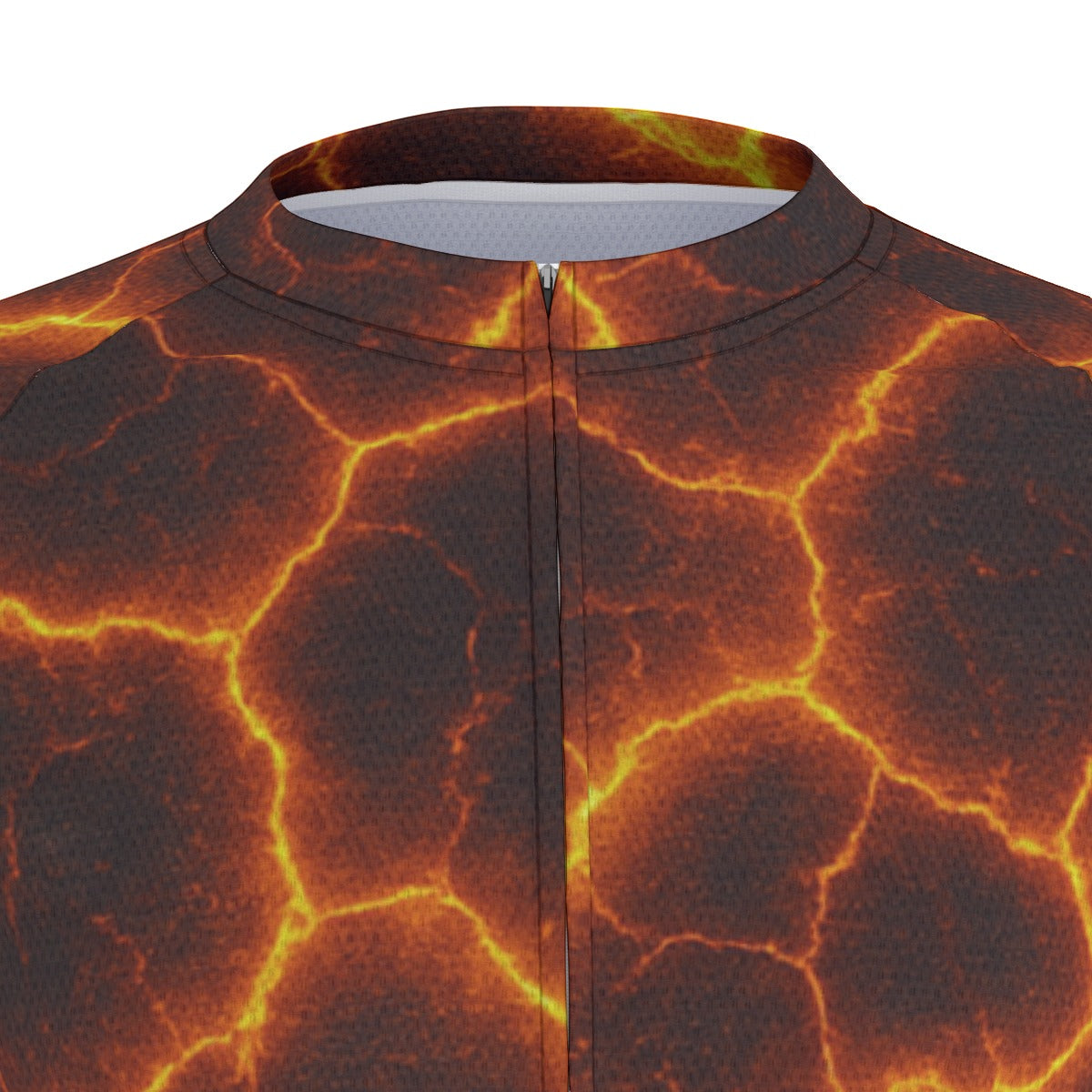 HOT LAVA All-Over Print Raglan Men's Cycling Jersey