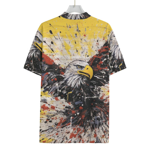 Dirt Eagle MTB Jersey All-over Print Men's With Black Zipper