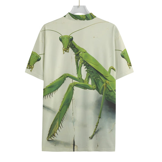 Mean Mantis All-over Print Men's MTB Jersey With Black Zipper