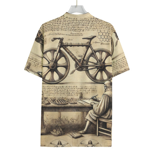 DaVinci Design All-over Print Men's MTB Jersey With Black Zipper