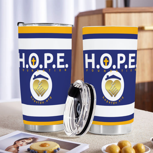 HOPE Tri Color 20OZ Tumbler With Sliding Lid For The USA