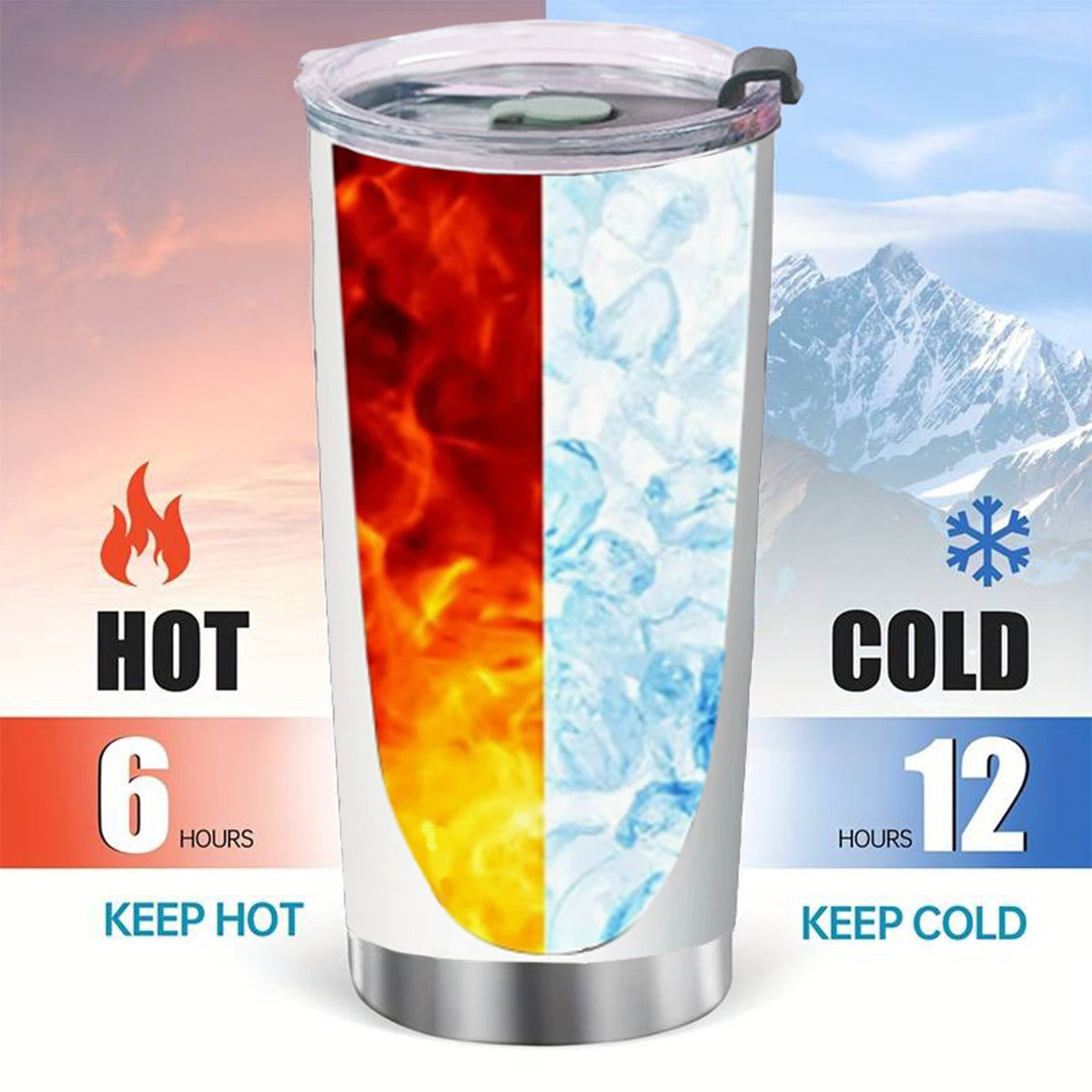 HOPE Tri Color 20OZ Tumbler With Sliding Lid For The USA