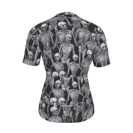 Skeleton Crew All-Over Print Raglan Men's Cycling Jersey