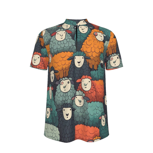 Baaaak Off All-over Print Men's MTB Jersey With Black Zipper