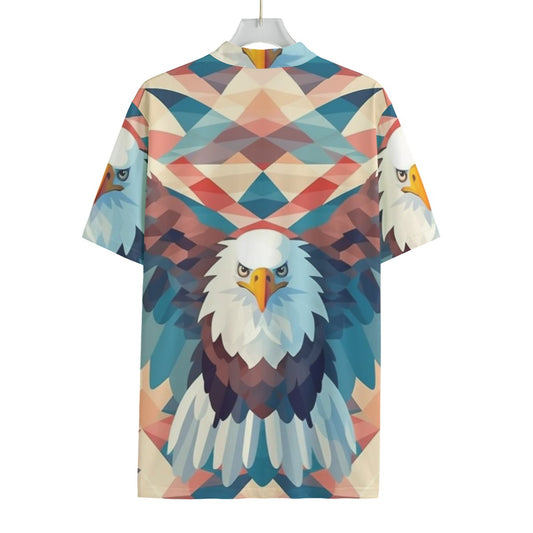 Eagle Fly All-over Print Men's MTB Jersey With Black Zipper