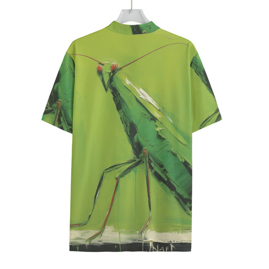 Red Eyes All-over Print Men's MTB Jersey With Black Zipper