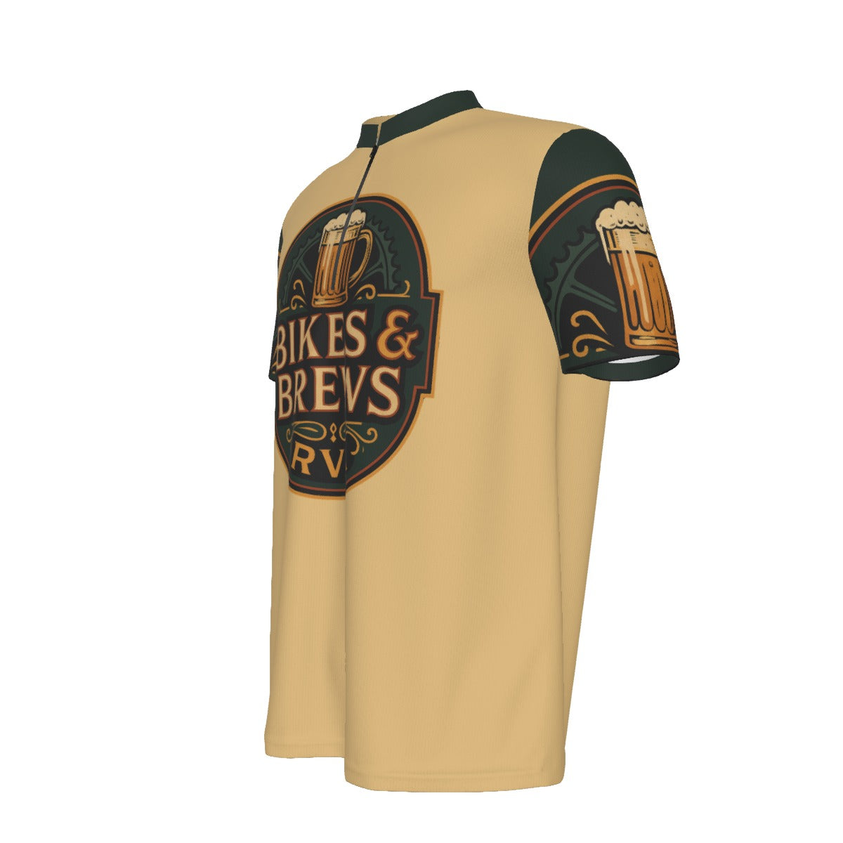Beers & Brews RVA All-over Print Men's Billiard Cloth With Black Zipper