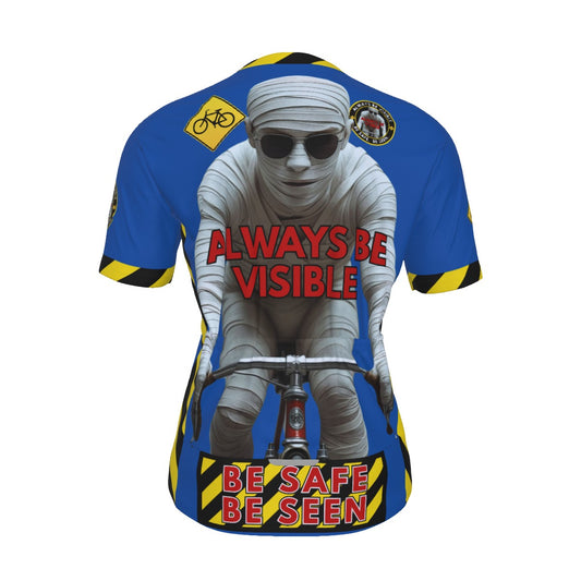 Always Visible Invisible Man All-Over Print Raglan Men's Cycling Jersey