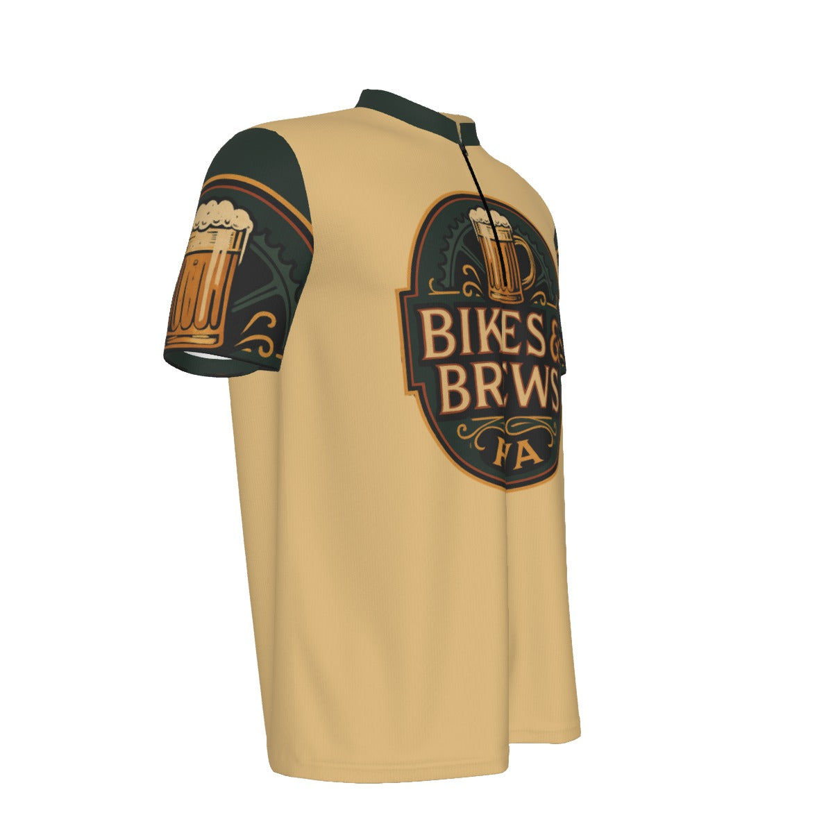 Beers & Brews RVA All-over Print Men's Billiard Cloth With Black Zipper