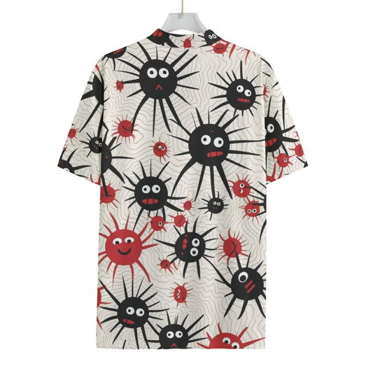 BUGS All-over Print Men's MTB Jersey With Black Zipper