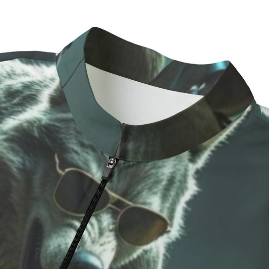 Full Moon Shredder: Werewolf MTB Jersey All-over Print Men's With Black Zipper