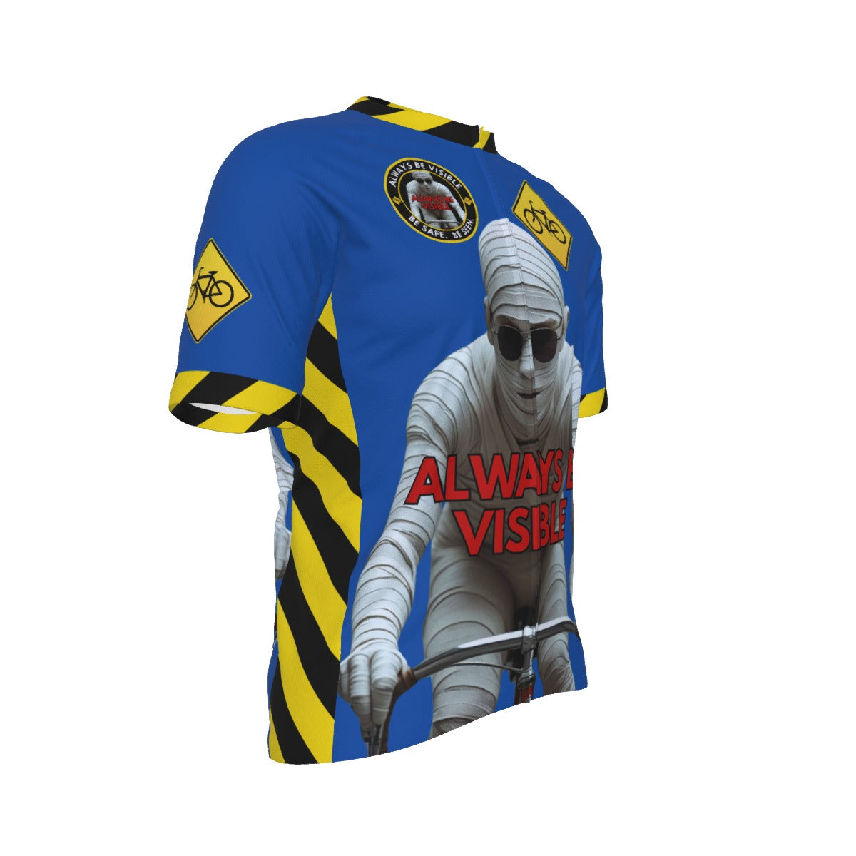 Always Visible Invisible Man All-Over Print Raglan Men's Cycling Jersey