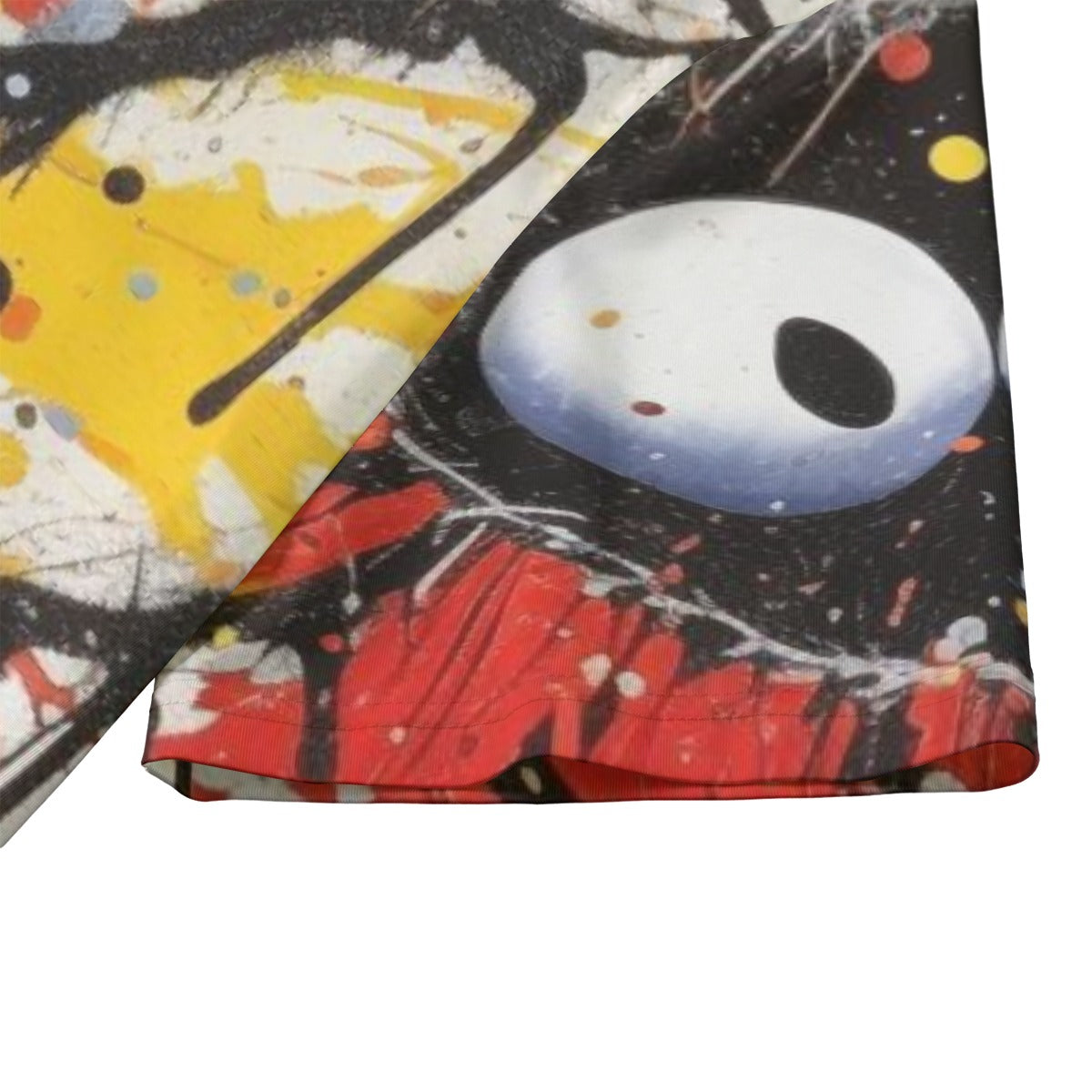 THE WATCHER Splatter Paint All-over Print Men's MTB Jersey With Black Zipper