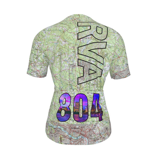 RVA/804 MAP All-Over Print Raglan Men's Cycling Jersey
