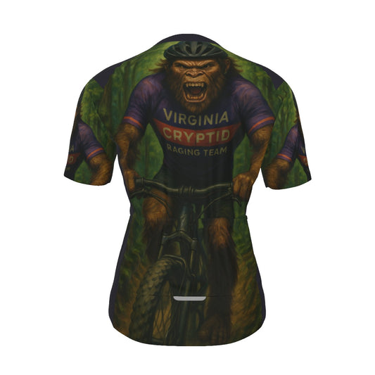 Virginia Cryptid Raging Team Bigfoot All-Over Print Raglan Men's Cycling Jersey