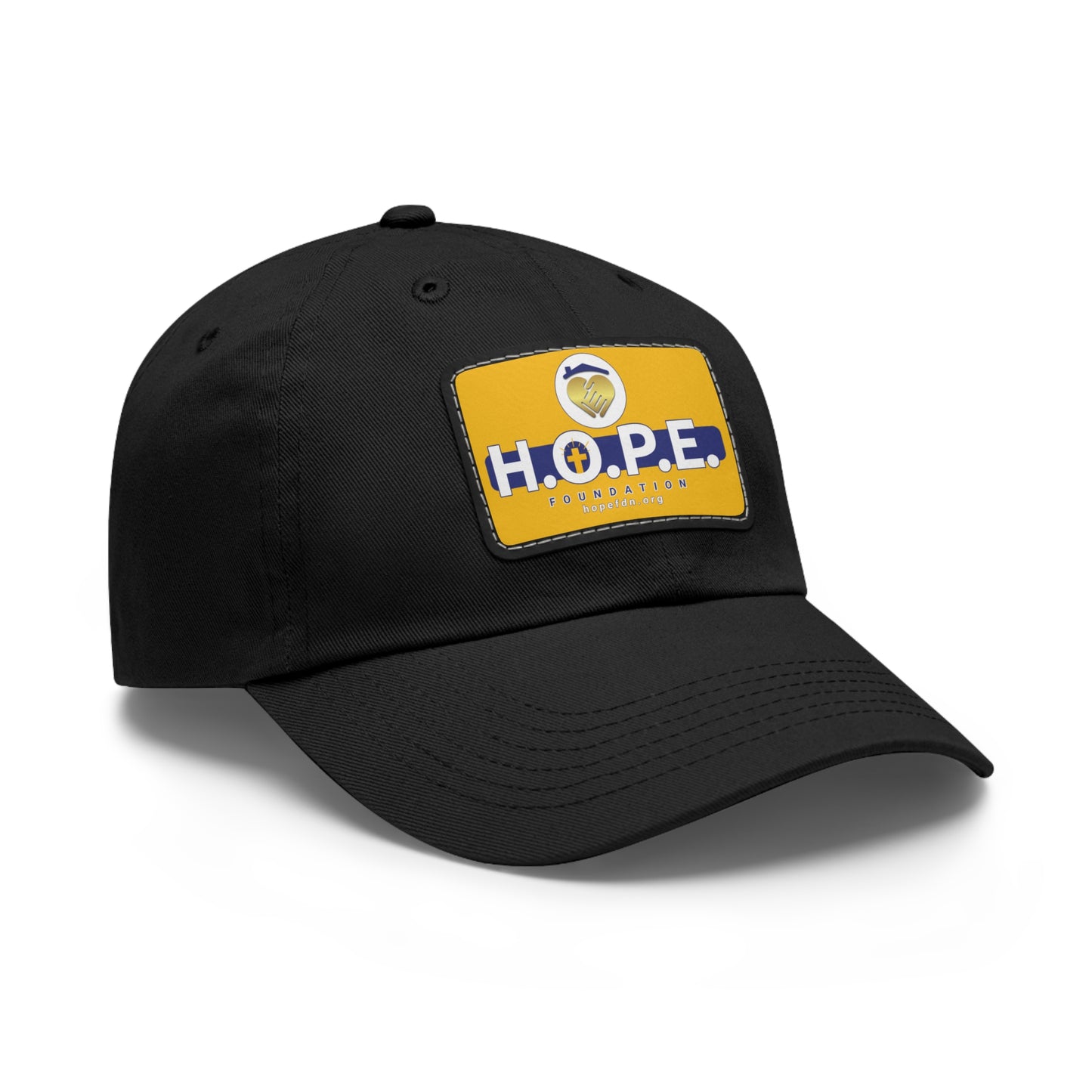 H.O.P.E. Foundation Dad Hat – Embroidered Patch Cap – Faith & Community Supporter Wear