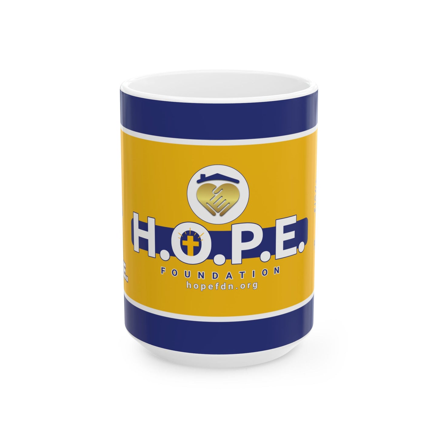 Inspirational Ceramic Mug for HOPE Supporters - Perfect for Gifts, Coffee Lovers, Fundraising, Charity Events, and Daily Inspiration