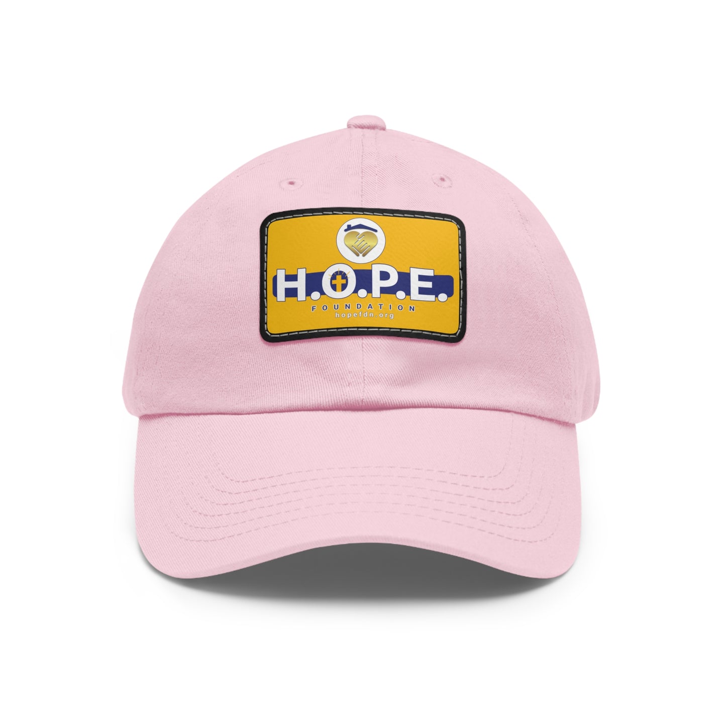 H.O.P.E. Foundation Dad Hat – Embroidered Patch Cap – Faith & Community Supporter Wear