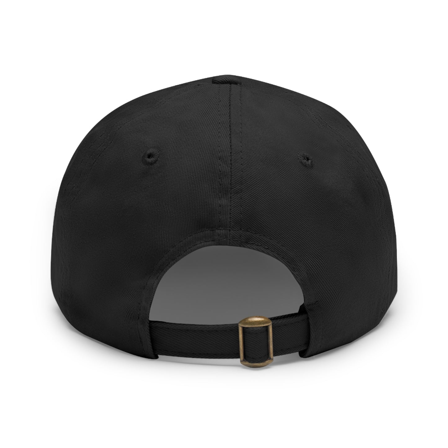 USA 25 Bald Eagle Leather Patch Dad Hat — Patriotic Round Patch Cap