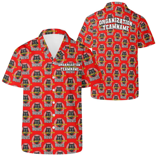 Custom LOGO Team Casual Hawaiian Shirt