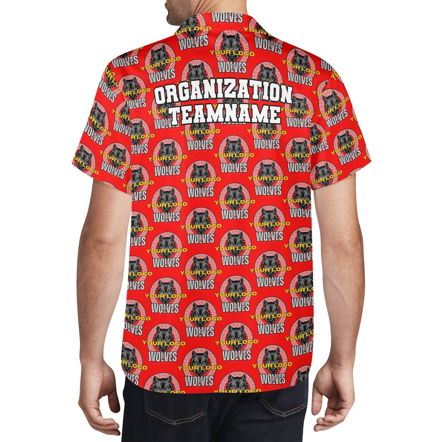 Custom LOGO Team Casual Hawaiian Shirt