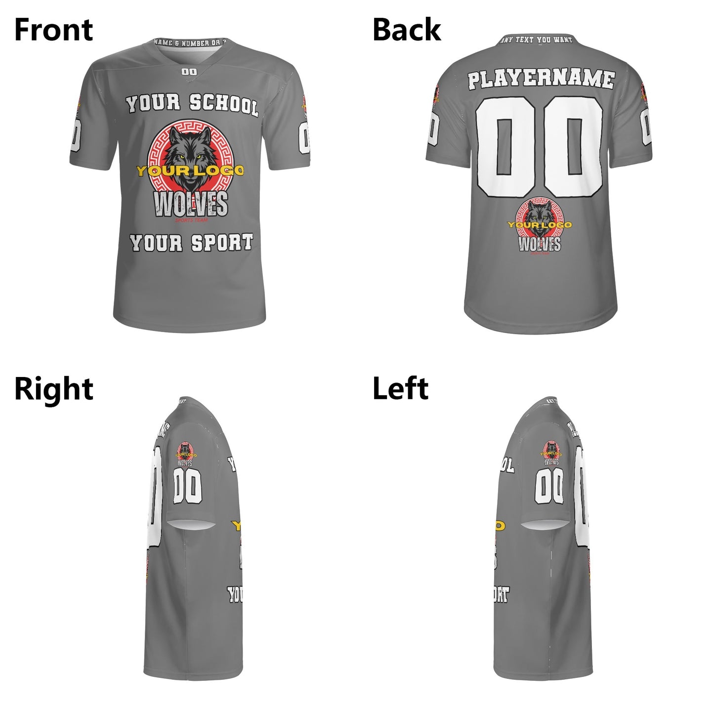 Personalized LOGO Custom Jersey with Custom Text