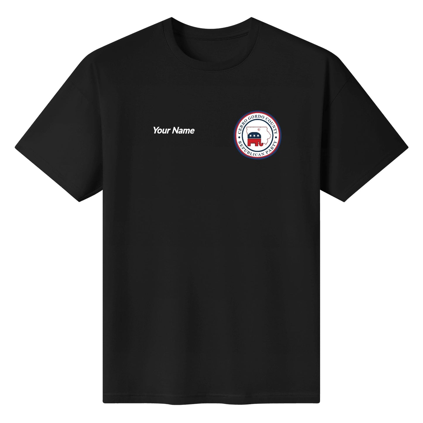 Cerro Gordo GOP Double Side Printed in US -Unisex Crew Neck Short Sleeve T Shirts