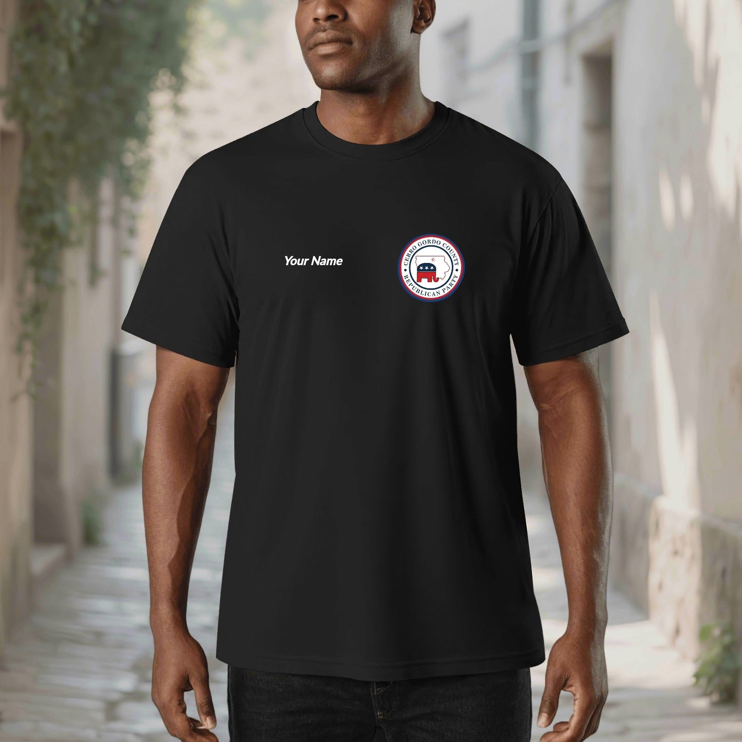 Cerro Gordo GOP Double Side Printed in US -Unisex Crew Neck Short Sleeve T Shirts