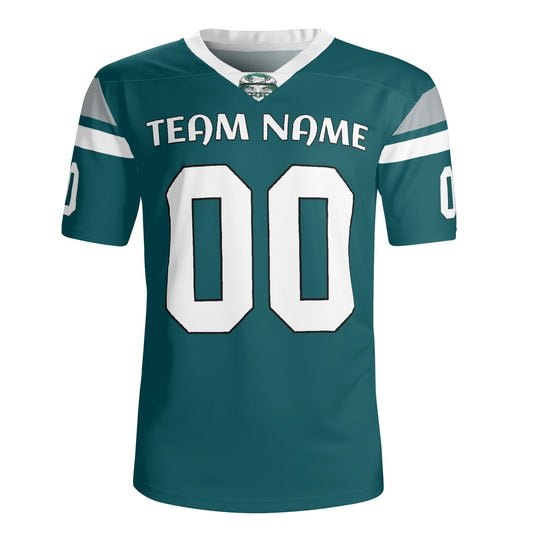 Night Game Midnight Green Football Jersey - Eagle Vibe - Personalized Name & Number
