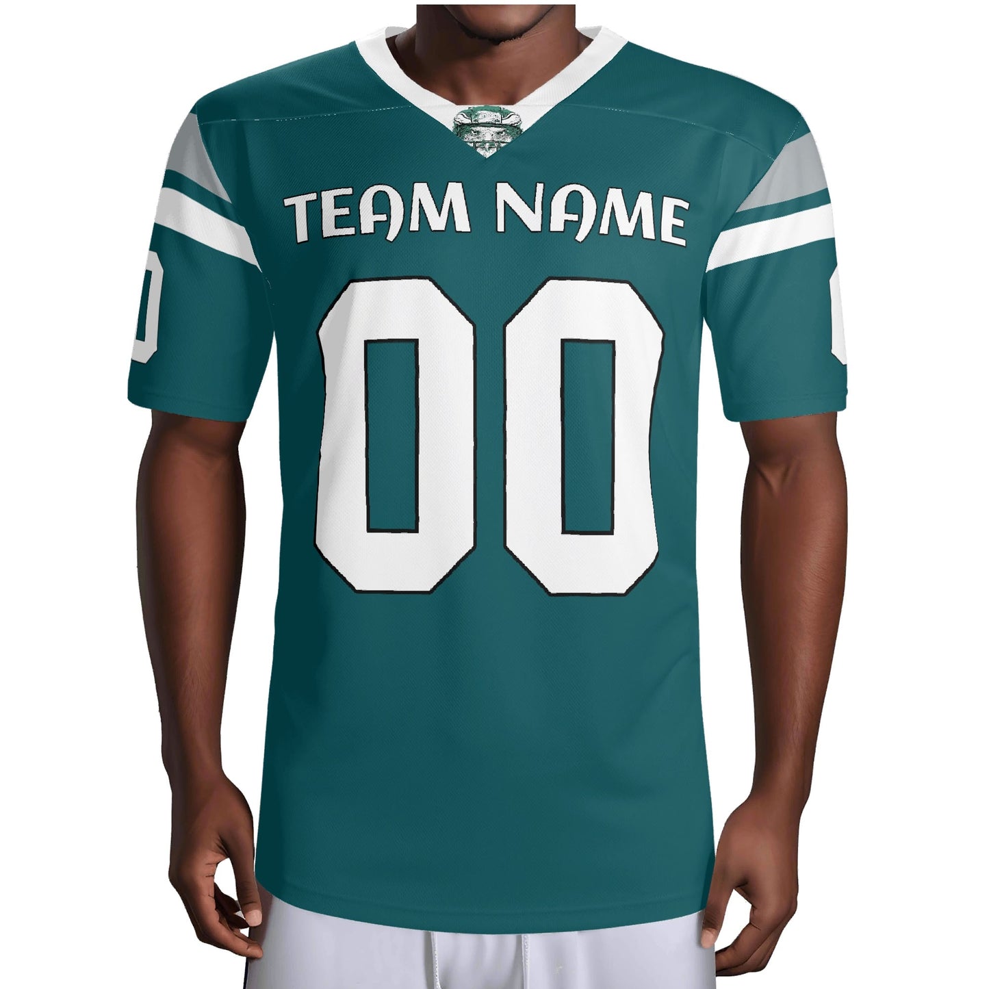 Night Game Midnight Green Football Jersey - Eagle Vibe - Personalized Name & Number