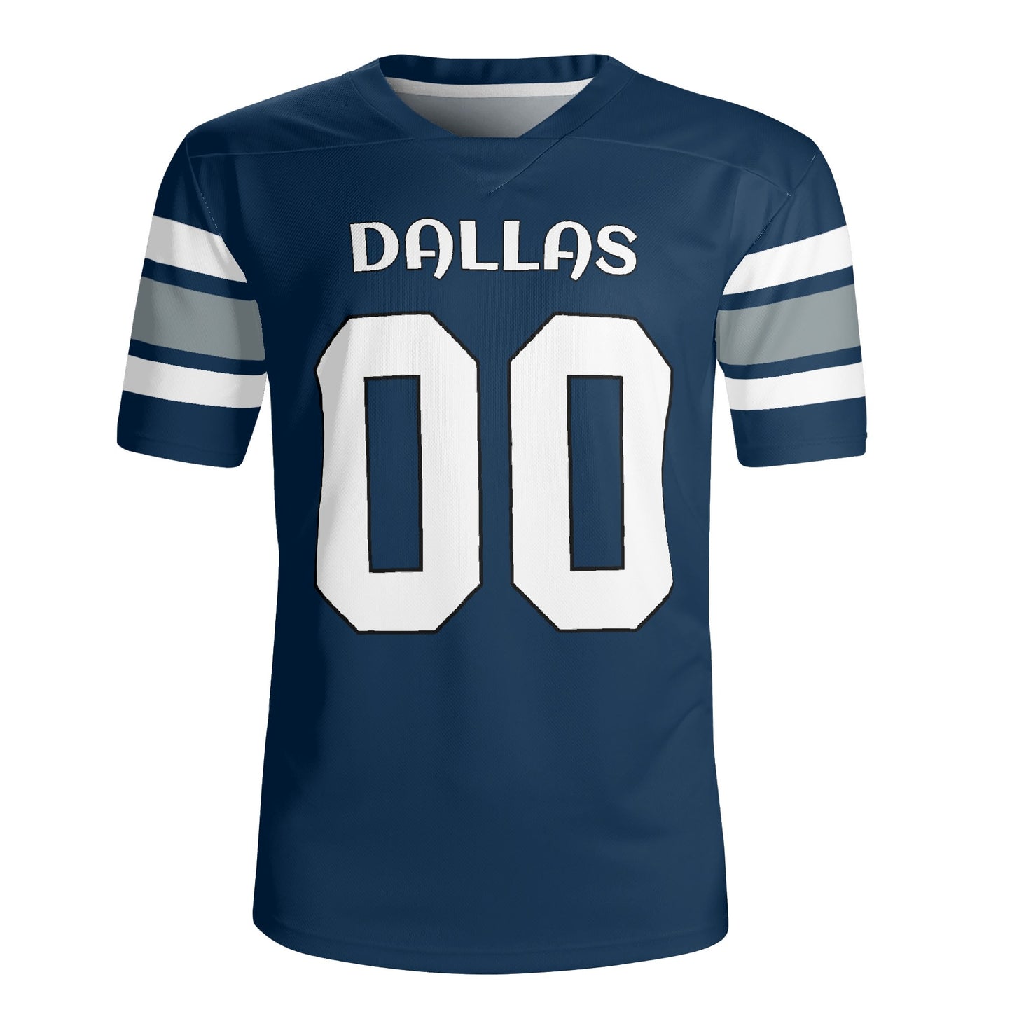 Dallas City Pride Navy/Silver Wordmark Jersey - Custom Name & Number - Quick-Dry Mesh