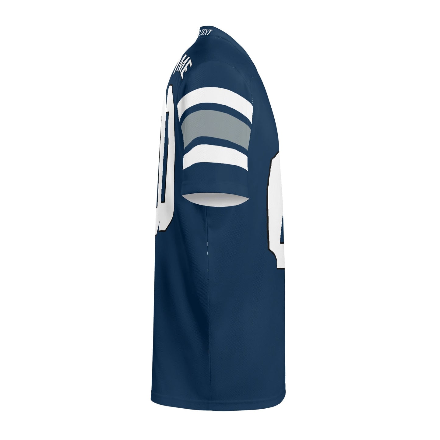 Dallas City Pride Navy/Silver Wordmark Jersey - Custom Name & Number - Quick-Dry Mesh