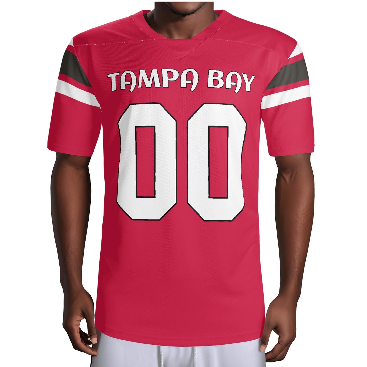 Bay Heat Red/Black Gridiron Jersey - Personalized Name & Number - Quick-Dry Comfort