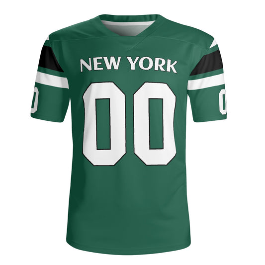 New York City Pride Green/White Jersey - Personalized Name & Number - Quick-Dry Comfort