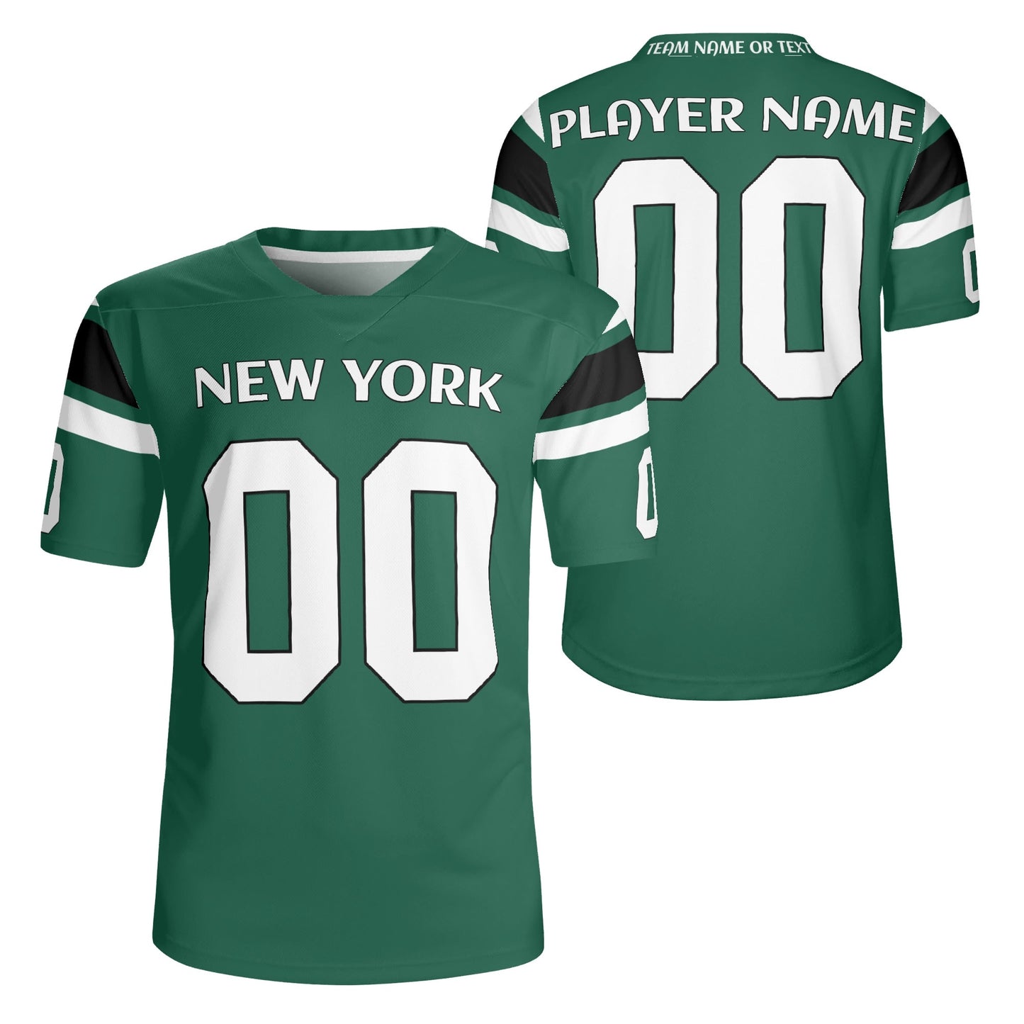 New York City Pride Green/White Jersey - Personalized Name & Number - Quick-Dry Comfort