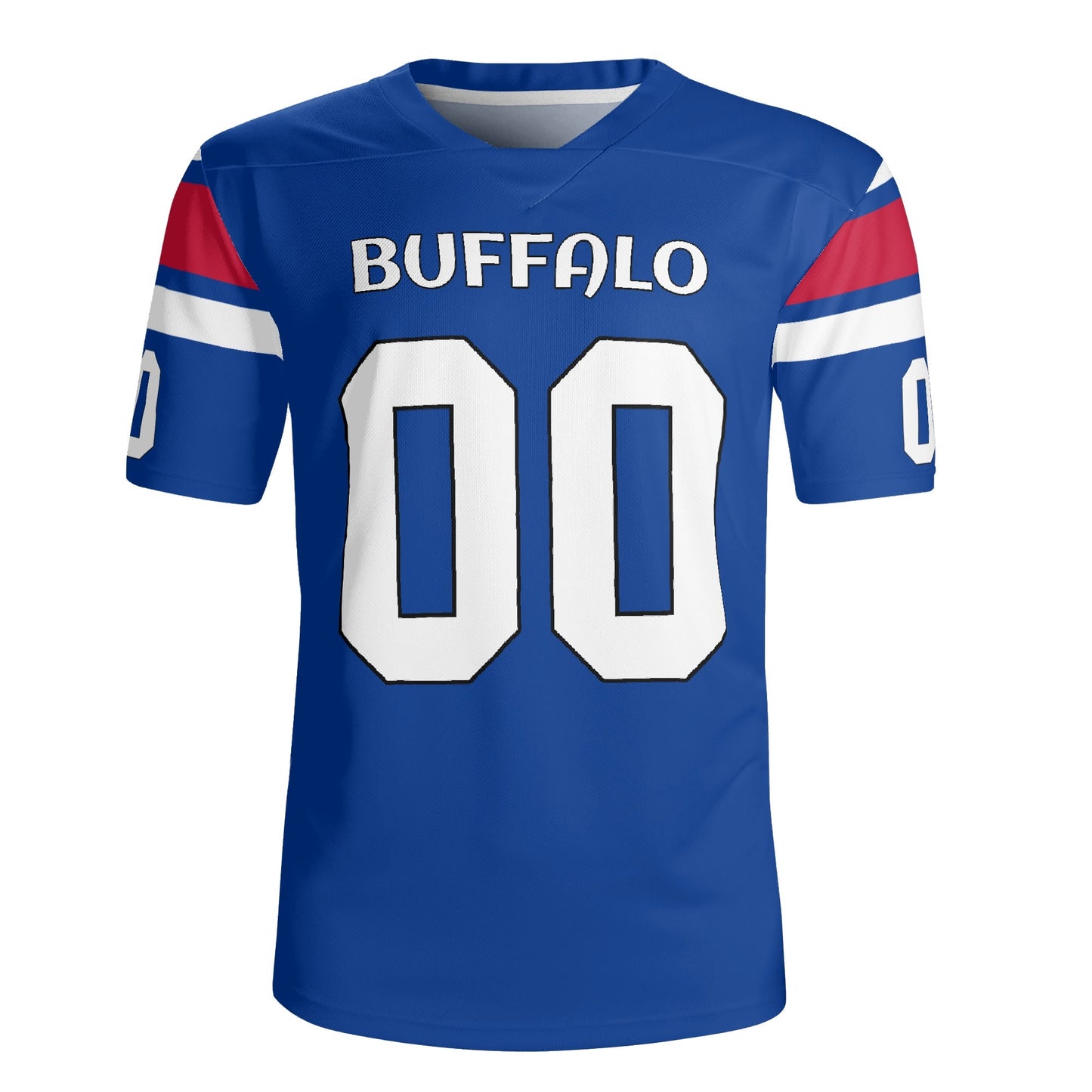Lake-Effect Royal Blue Football Jersey - Custom Name & Number - Stadium-Ready Mesh