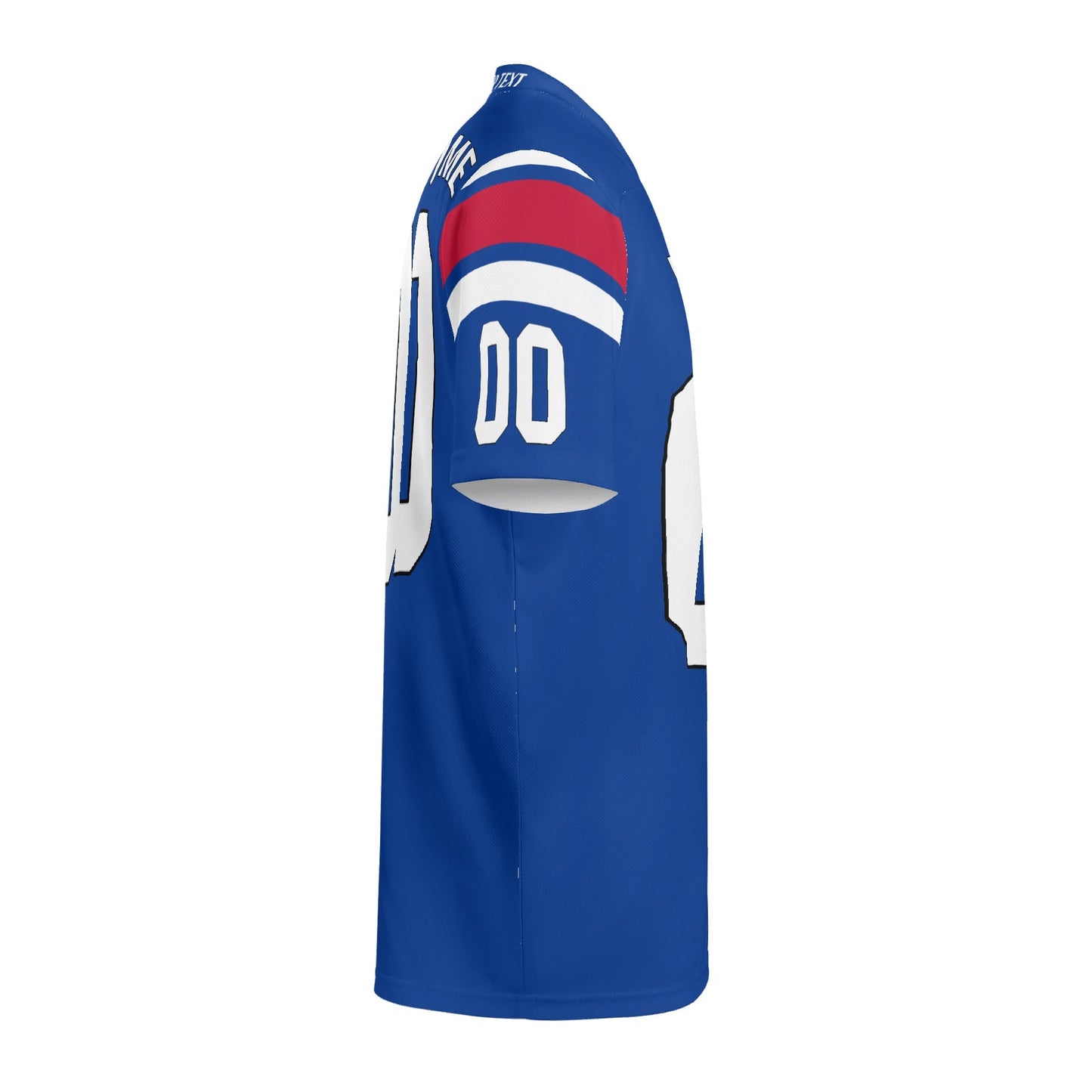 Lake-Effect Royal Blue Football Jersey - Custom Name & Number - Stadium-Ready Mesh