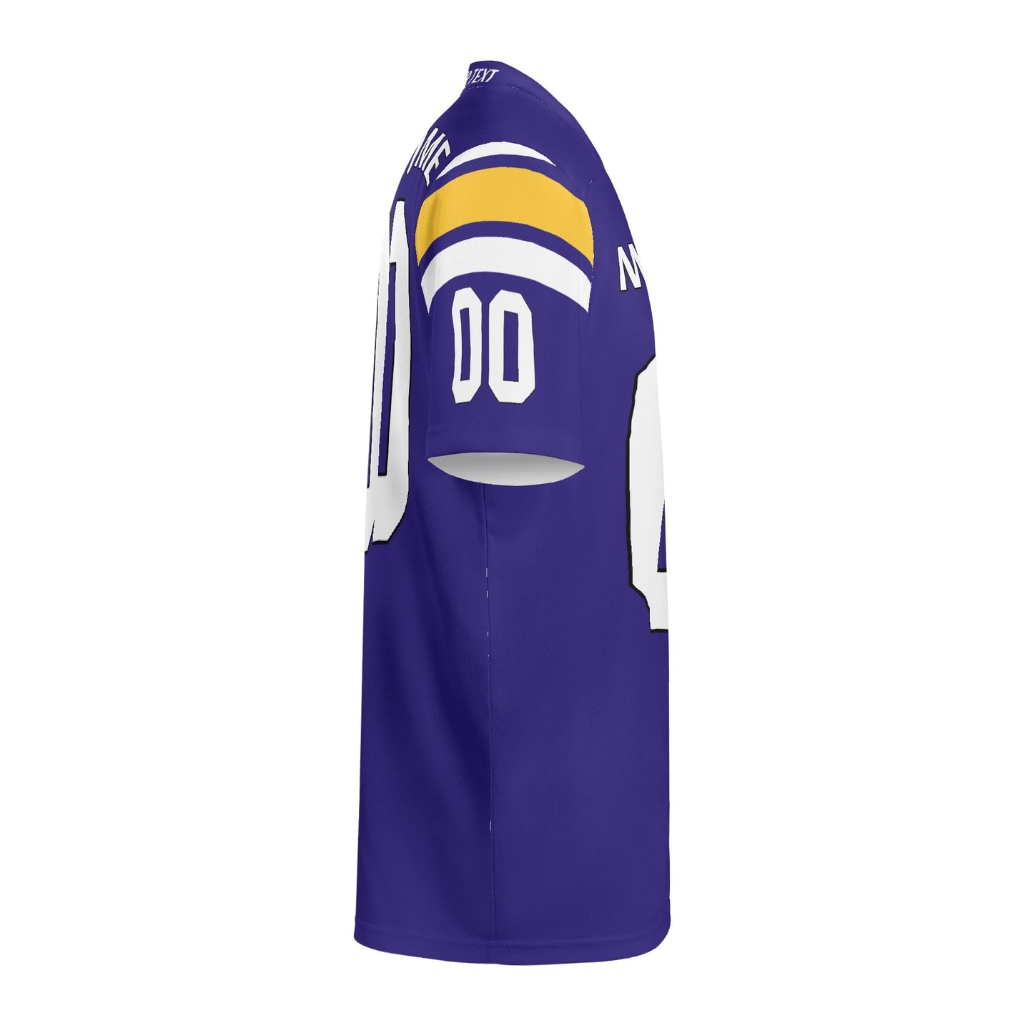 Purple/Gold Gridiron Jersey - Custom Name & Number - Stadium-Ready Mesh