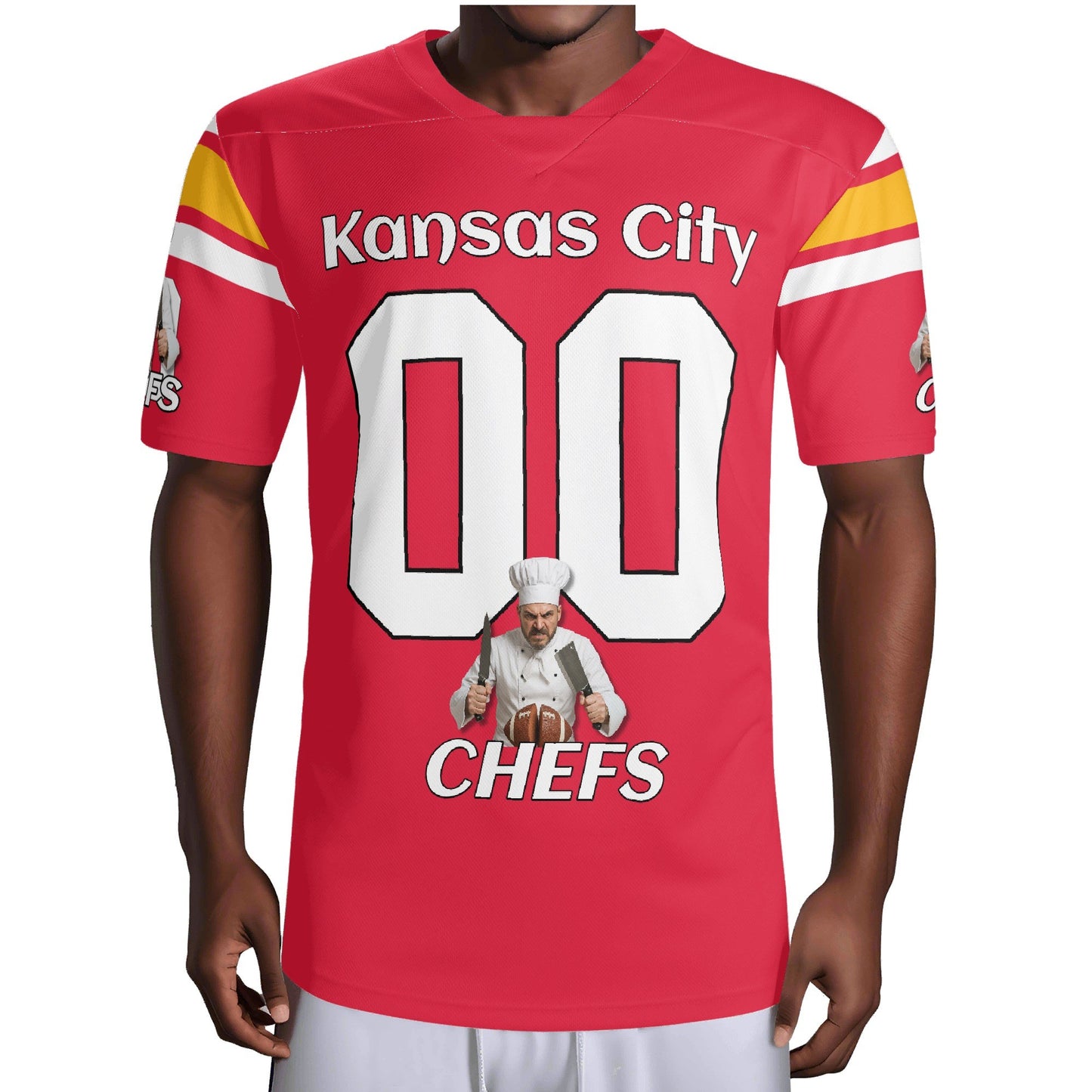 KC “Chefs” Parody Gridiron Jersey – Coach-Inspired, Personalized Name & Number (S–7XL)