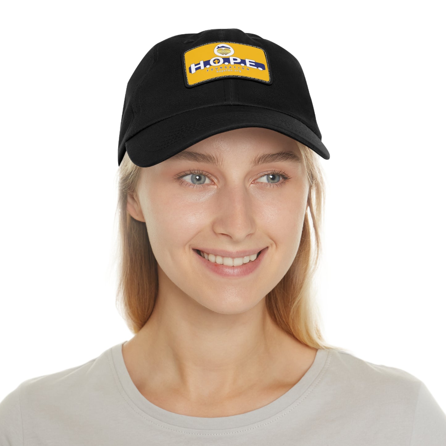 H.O.P.E. Foundation Dad Hat – Embroidered Patch Cap – Faith & Community Supporter Wear