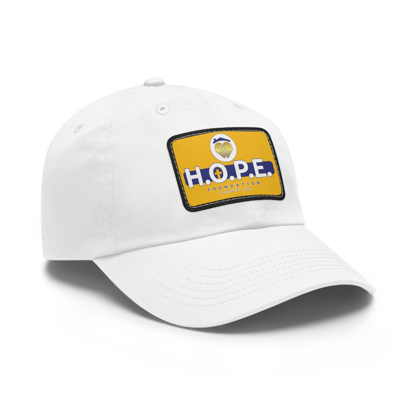 H.O.P.E. Foundation Dad Hat – Embroidered Patch Cap – Faith & Community Supporter Wear