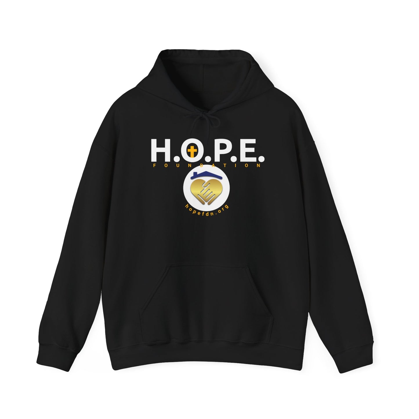 Inspirational H.O.P.E. Foundation Hoodie – Faith & Support Apparel – Unisex Fleece Sweatshirt