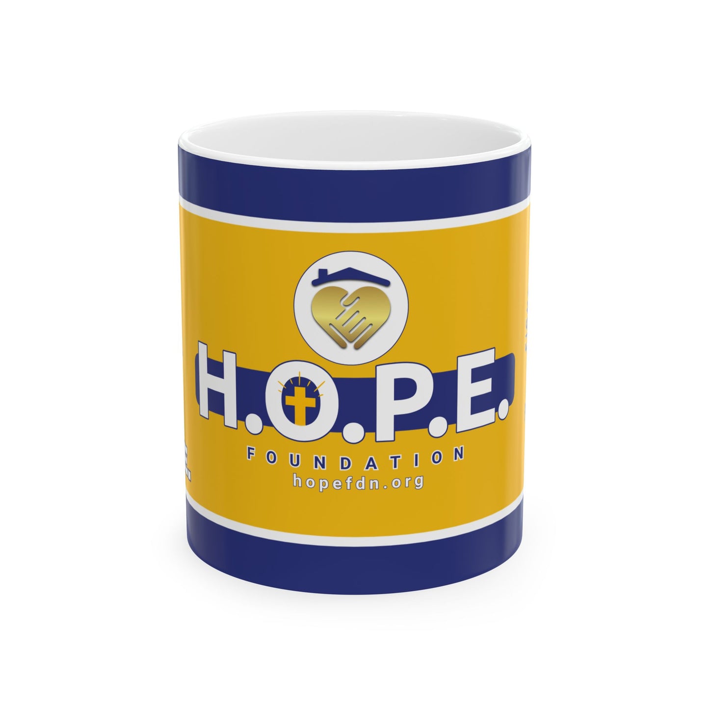 Inspirational Ceramic Mug for HOPE Supporters - Perfect for Gifts, Coffee Lovers, Fundraising, Charity Events, and Daily Inspiration