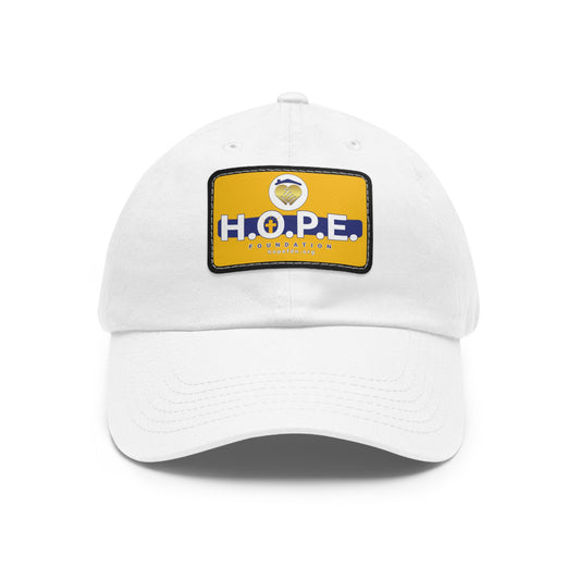H.O.P.E. Foundation Dad Hat – Embroidered Patch Cap – Faith & Community Supporter Wear