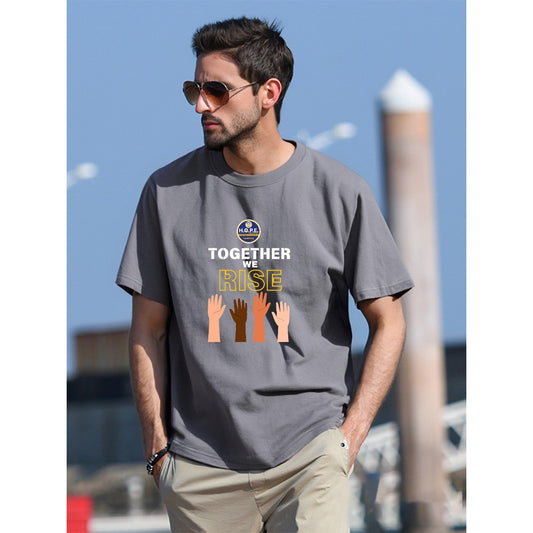 HOPE Together Unisex Front Print T-Shirt  For The USA|180GSM Front DTF