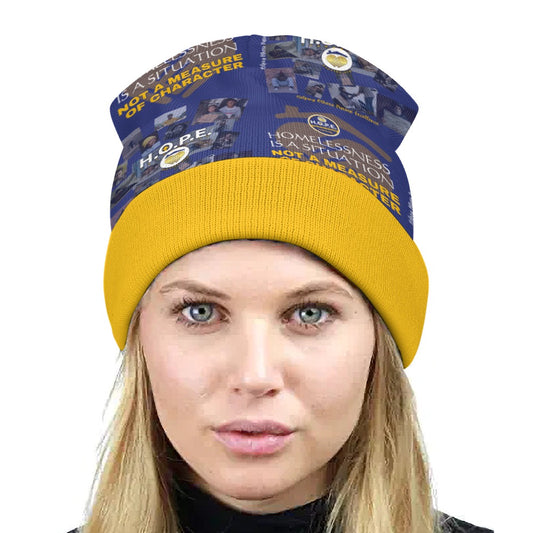 HOPE Full printed knitted hat