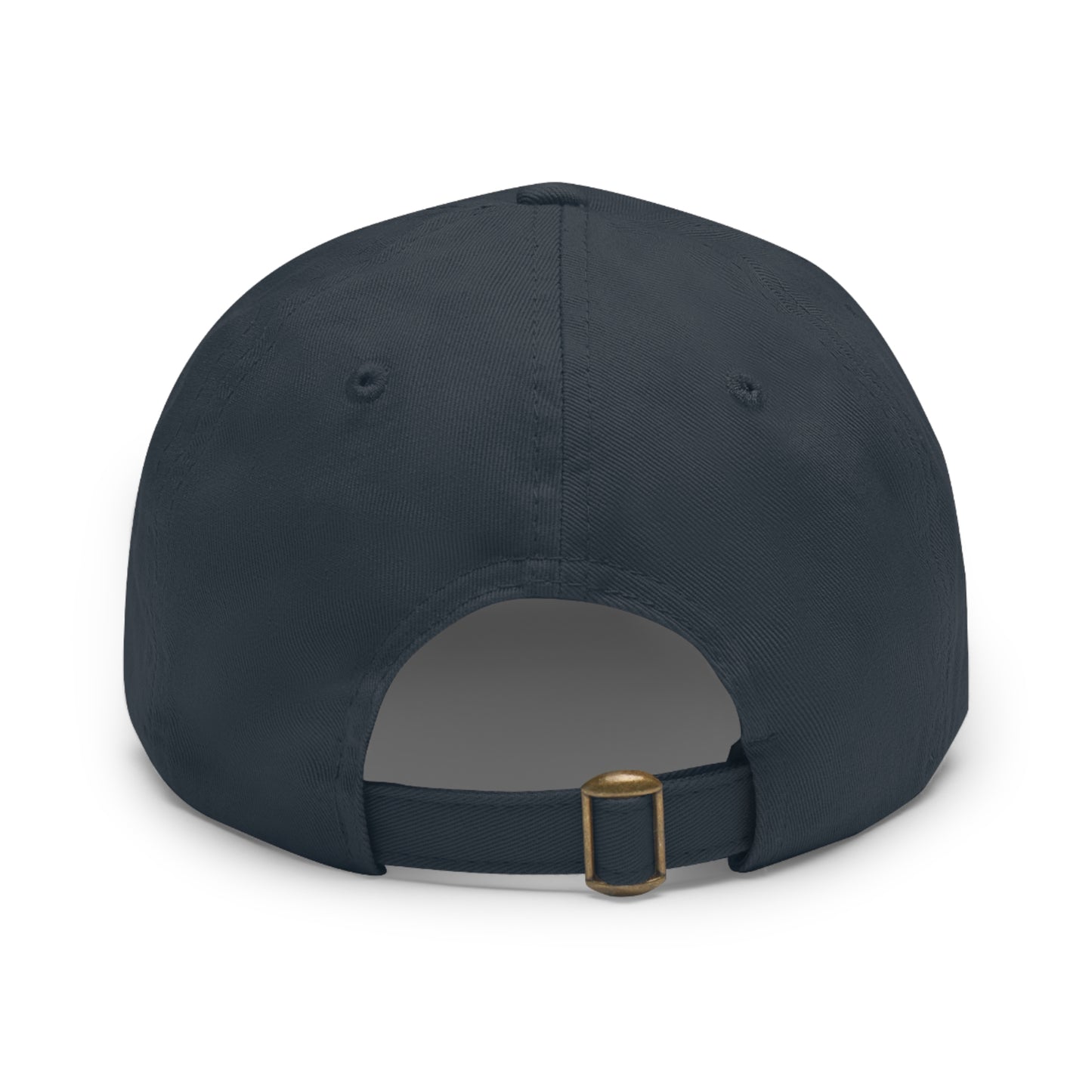 USA 25 Bald Eagle Leather Patch Dad Hat — Patriotic Round Patch Cap