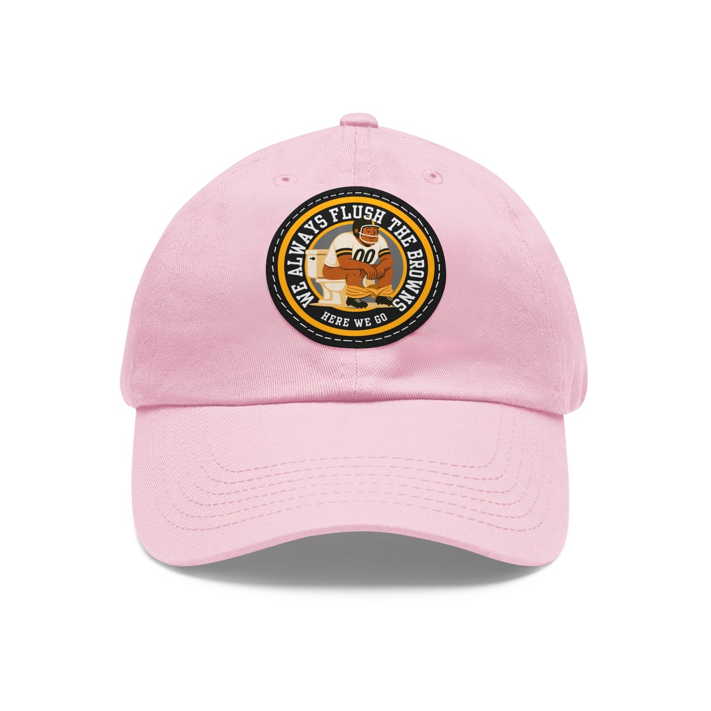 Humorous Dad Hat with Leather Patch, Casual Dad Cap, Gift for Dad, Fun Father's Day Accessory, Unique Outdoor Hat