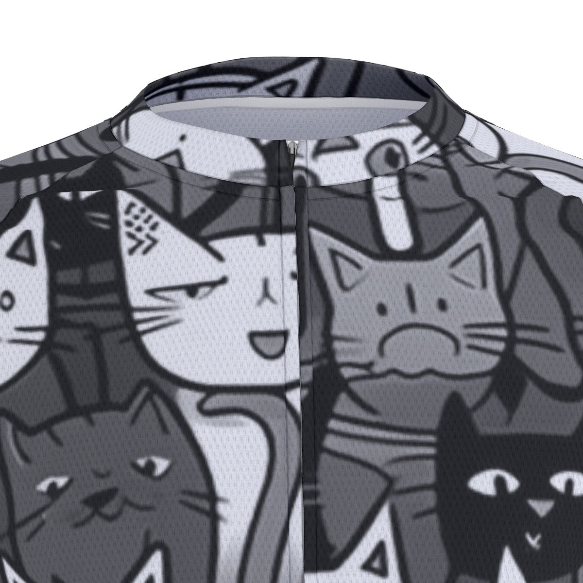 PURR-FECT RIDE All-Over Print Raglan Men's Cycling Jersey